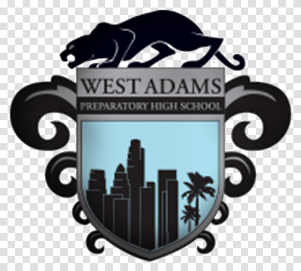 West Adams Panthers West Adams Preparatory High School, Coffee Cup, Logo, Trademark Transparent Png