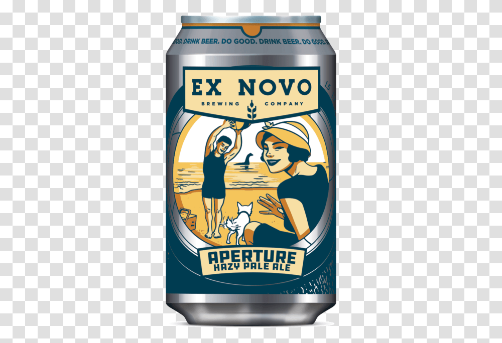 West Coast Ex Novo Brewing Co Ex Novo Aperture Hazy Pale, Poster, Advertisement, Person, Flyer Transparent Png