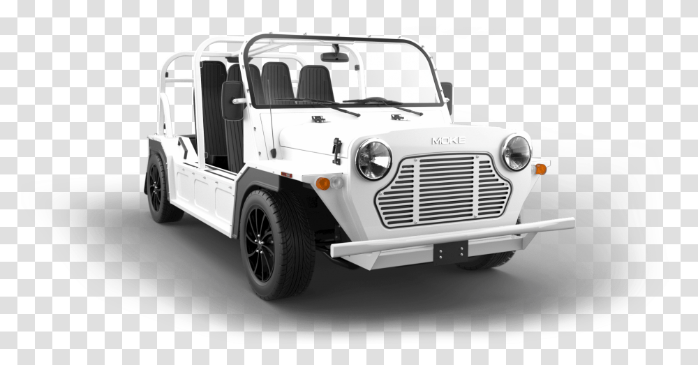 West Coast Moke America Official The Only Electric White Moke Car, Vehicle, Transportation, Wheel, Machine Transparent Png