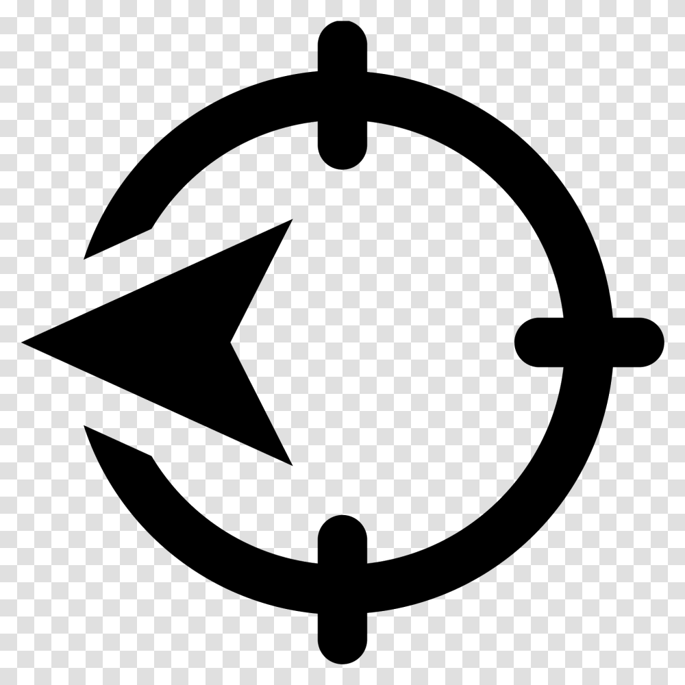 West Direction Icon, Gray, World Of Warcraft Transparent Png