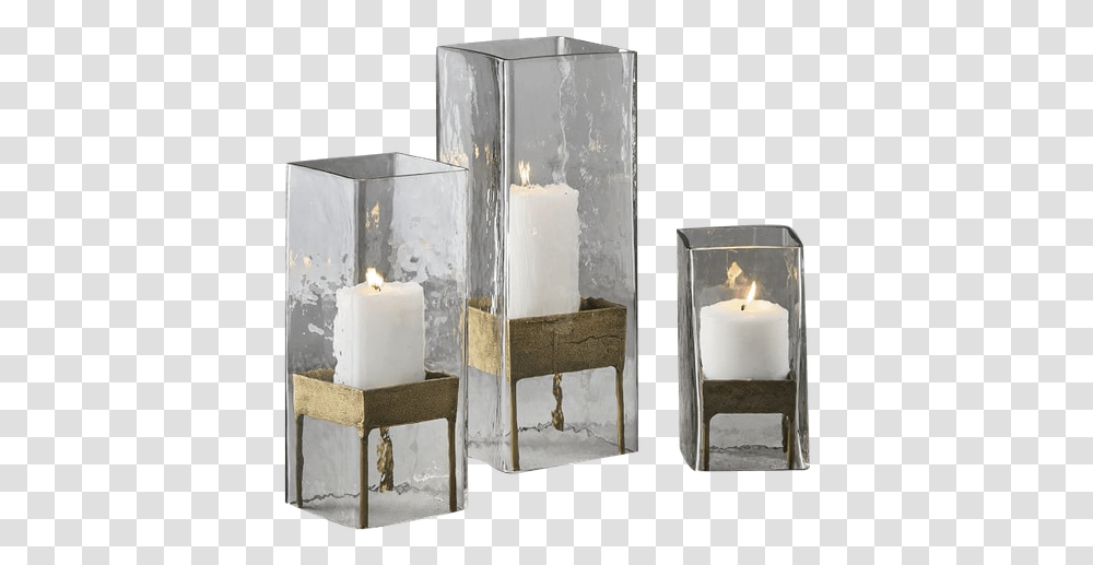West Elm Tabla Glass Hurricanes C, Candle, Lamp, Lantern, Wedding Cake Transparent Png