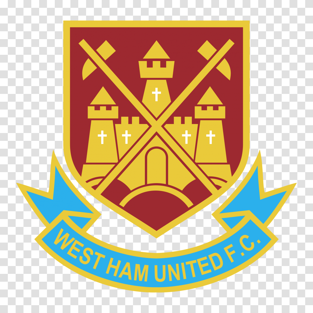 West Ham United Fc Logo Vector, Trademark, Emblem, Badge Transparent Png