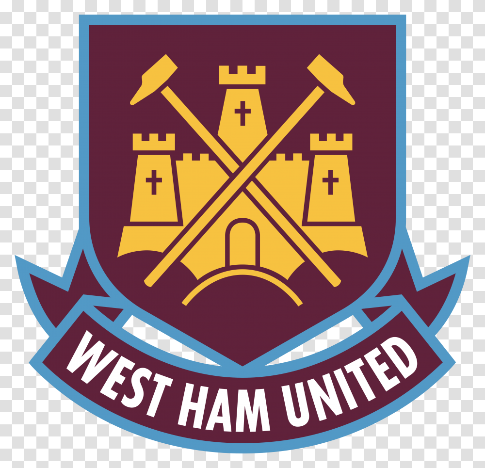 West Ham United West Ham United Logo, Symbol, Trademark, Emblem, Badge Transparent Png