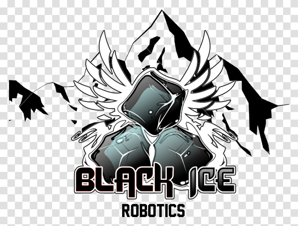 West High Robotics Black Ice Logo, Symbol, Emblem, Graphics, Art Transparent Png
