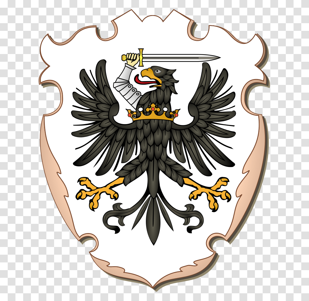 West Prussia Coat Of Arms, Emblem, Armor, Bird Transparent Png