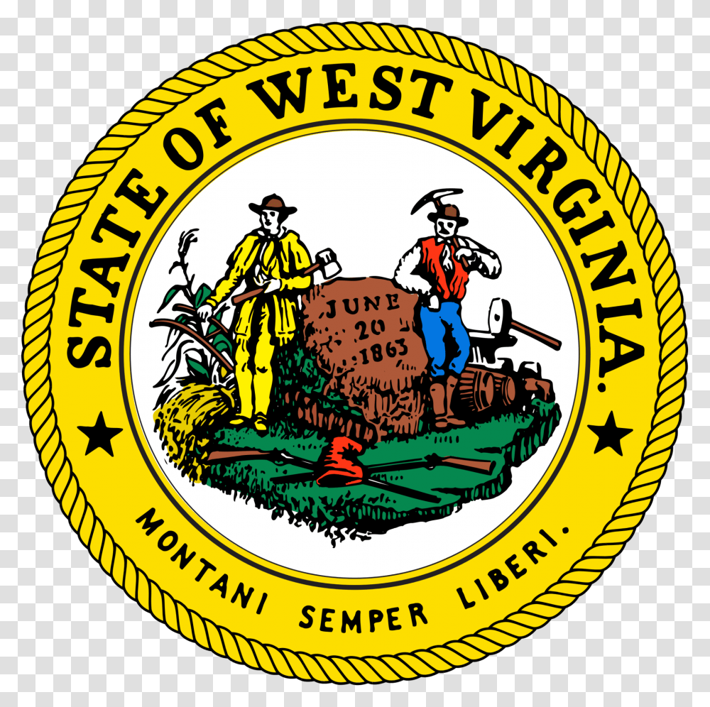West Virginia Student Loan West Virginia State Seal, Logo, Trademark, Person Transparent Png