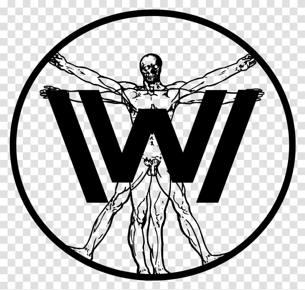 West World T Shirt Vitruvian Man Design Http Multiple Interests, Outdoors, Logo, Trademark Transparent Png