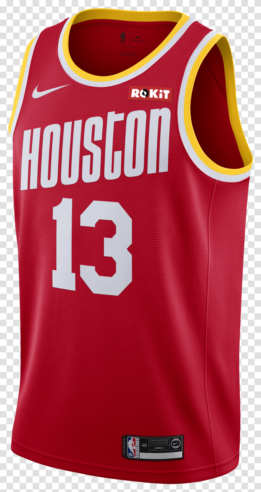 Westbrook Throwback Rockets Jersey, Apparel, Shirt Transparent Png