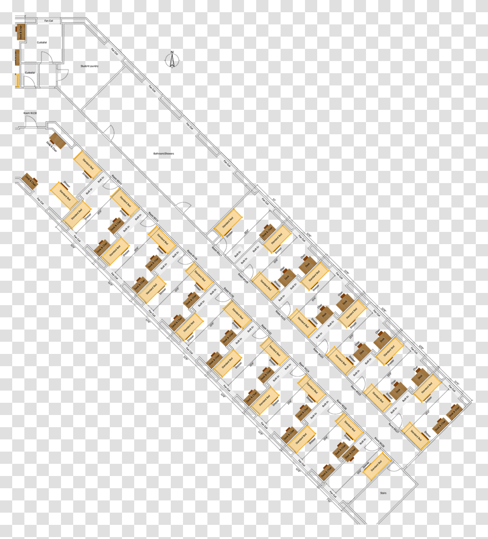 Westerlin First Floor Right Side Plan, Railway, Transportation, Train Track Transparent Png