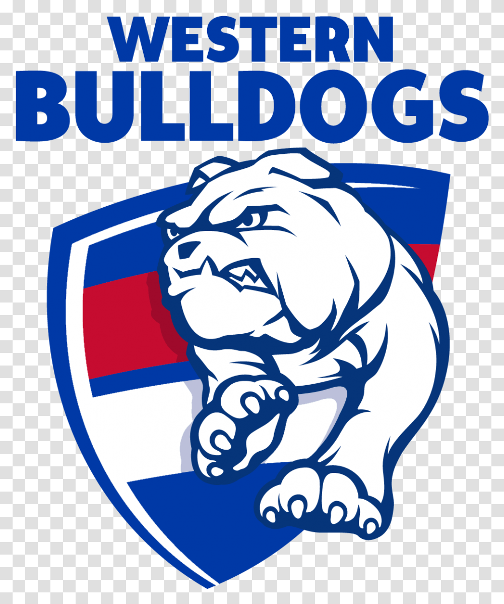 Western Bulldogs Fc Western Bulldogs Logo, Poster, Advertisement, Symbol, Hand Transparent Png