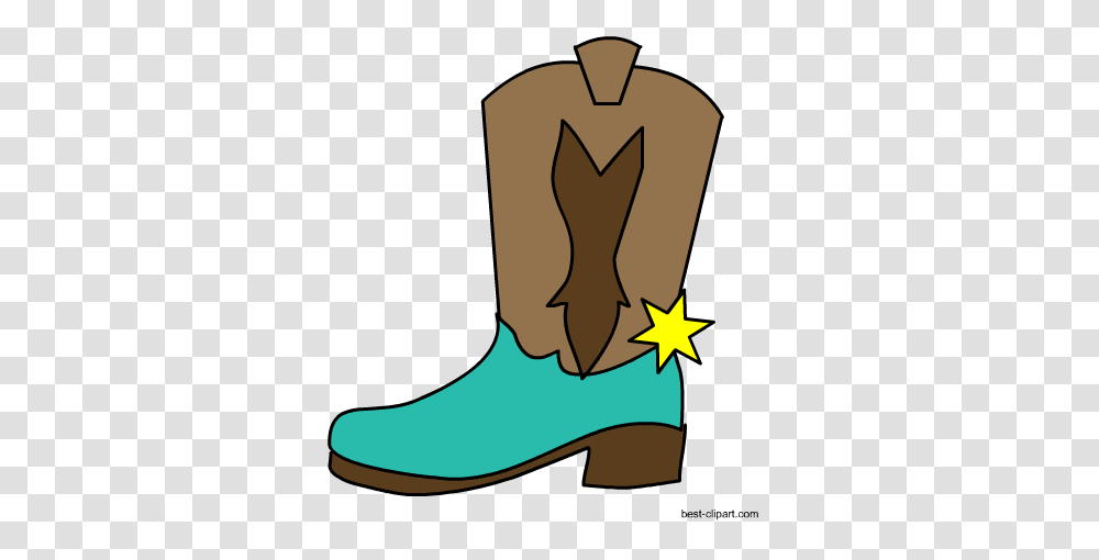 Western Cowboy Cowgirl Free Clip Art, Apparel, Footwear, Axe Transparent Png