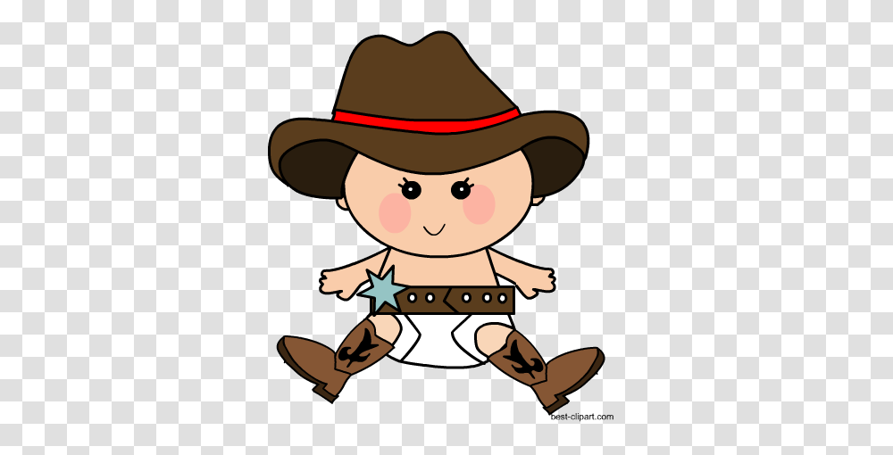 Western Cowboy Cowgirl Free Clip Art, Hat, Apparel, Toy Transparent Png