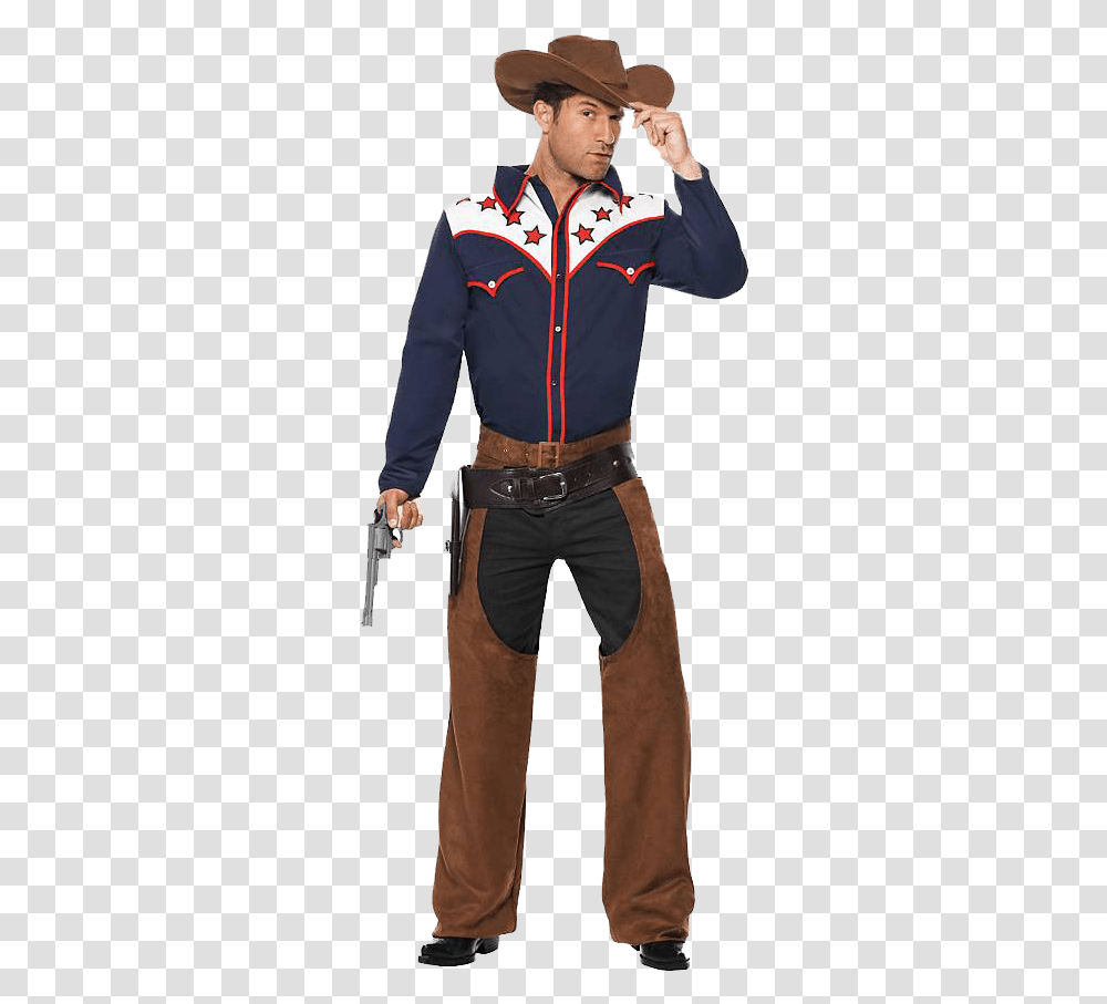 Western Cowboy Photo Cowboy Costumes Halloween Men, Person, Pants, Buckle Transparent Png