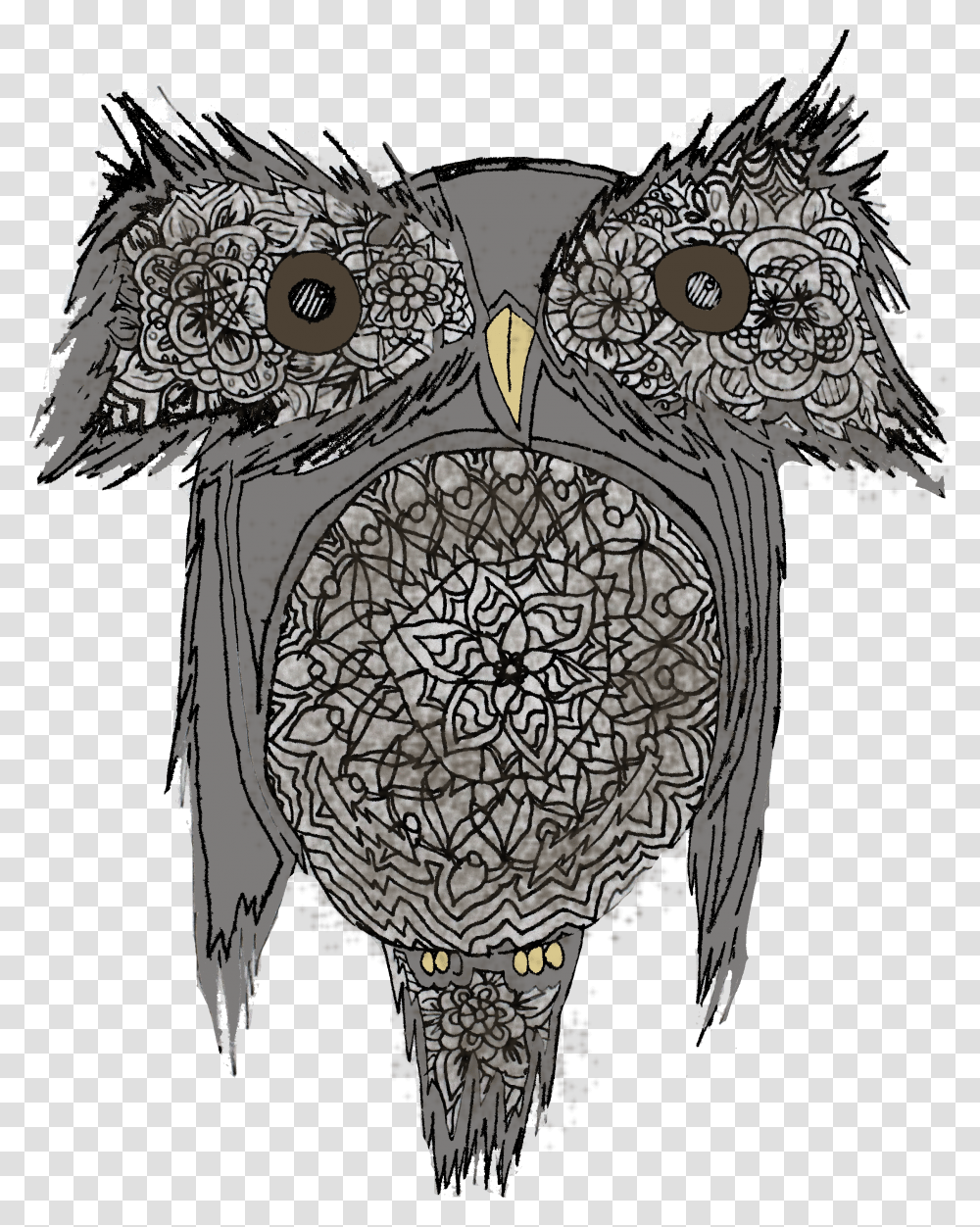 Western Drawing Steampunk Clipart Free Eastern Screech Owl Transparent Png