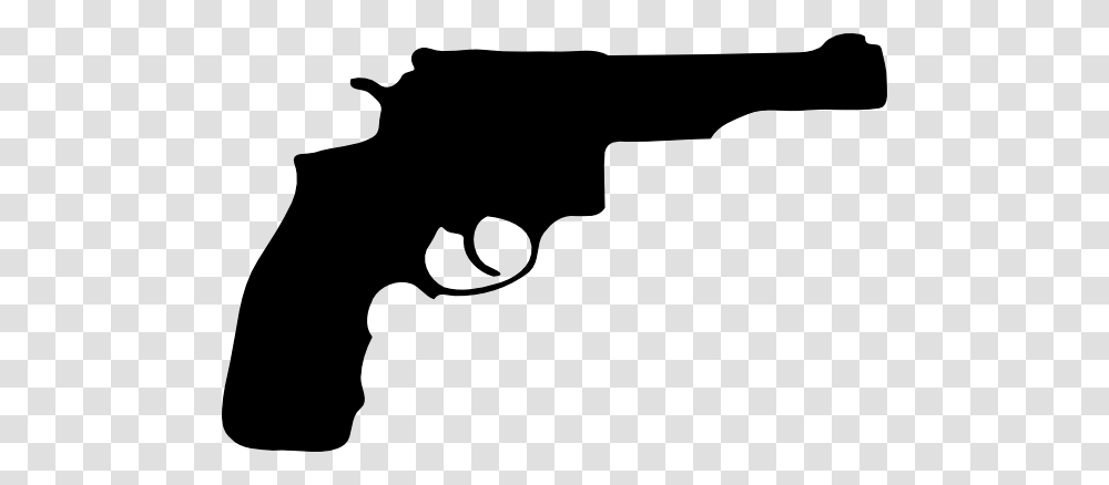 Western Gun Clipart, Weapon, Weaponry, Silhouette, Handgun Transparent Png