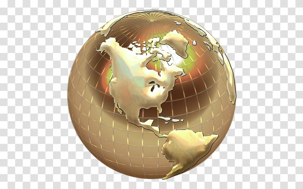 Western Hemisphere Golden World Logo, Outer Space, Astronomy, Universe, Planet Transparent Png