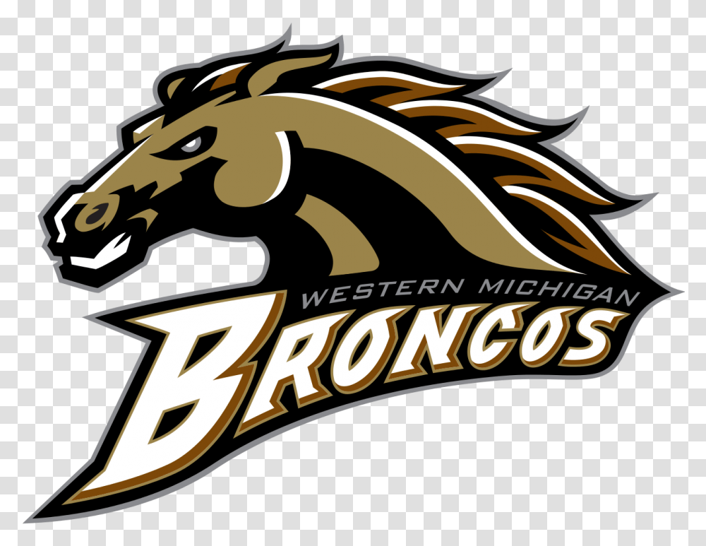 Western Michigan Broncos Logo University Western Michigan Broncos Logo, Dragon, Symbol, Trademark Transparent Png