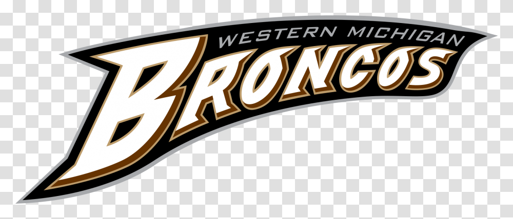 Western Michigan Broncos Text Logo, Word, Alphabet, Meal, Food Transparent Png