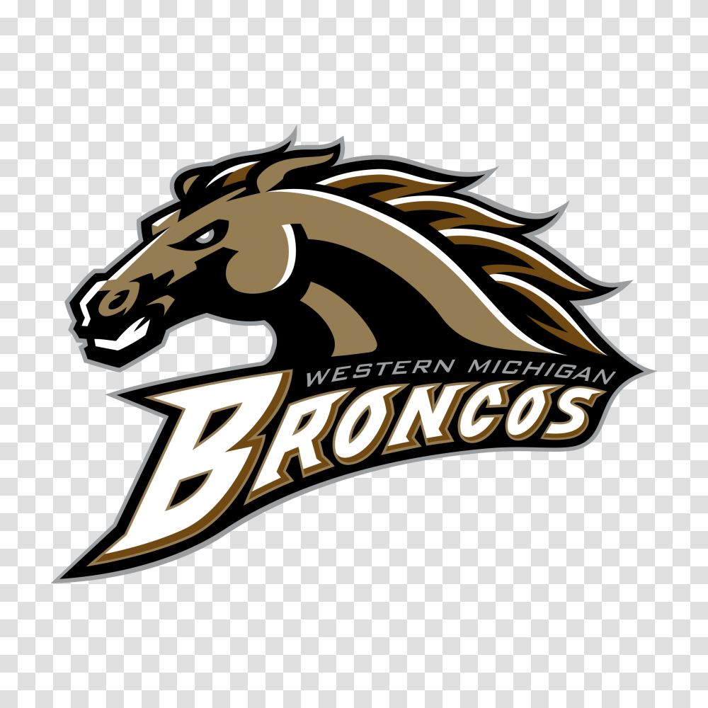 Western Michigan Broncos Western Michigan Broncos Logo, Mammal, Animal, Wildlife, Symbol Transparent Png