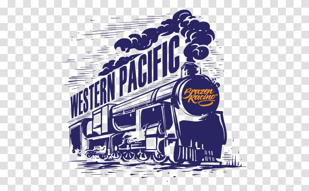 Western Pacific Poster, Advertisement, Word, Alphabet Transparent Png