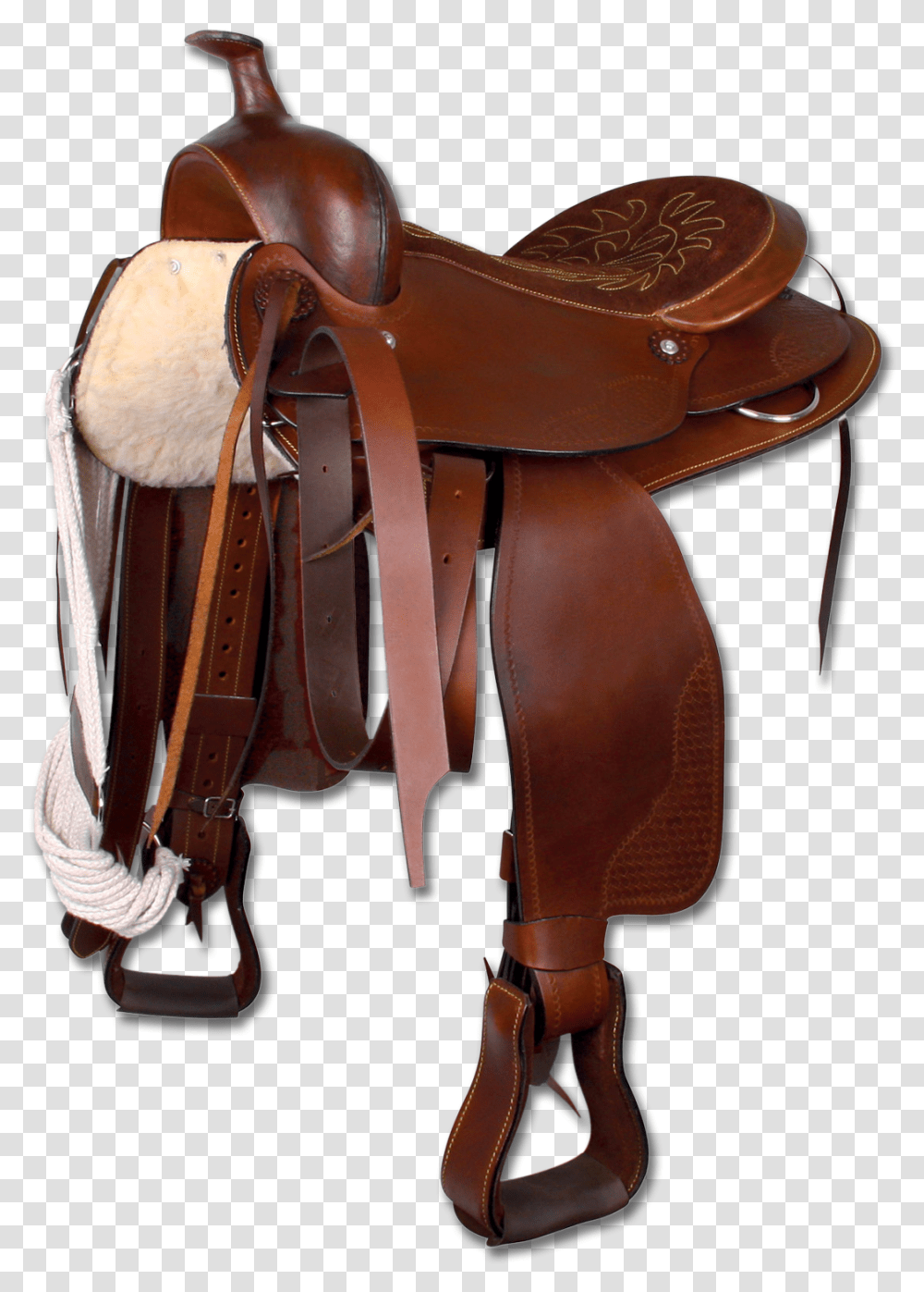 Western Saddle For Large Horses Cm Saddle Transparent Png