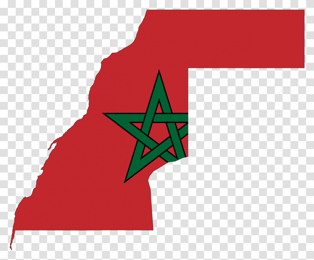 Western Sahara Flag Map, Star Symbol Transparent Png