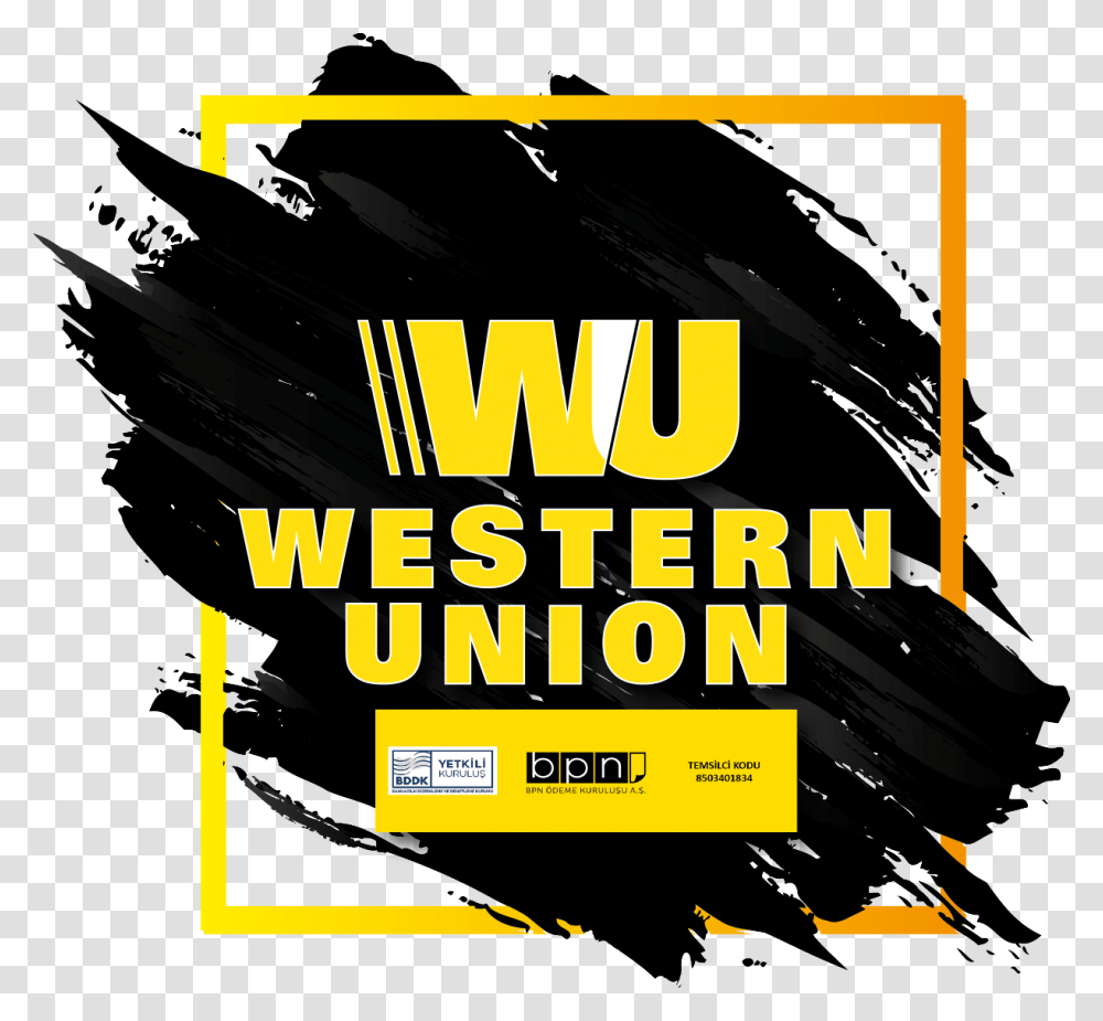 Western Union Bize Ulain Paint Splash Blue, Advertisement, Poster, Flyer, Paper Transparent Png