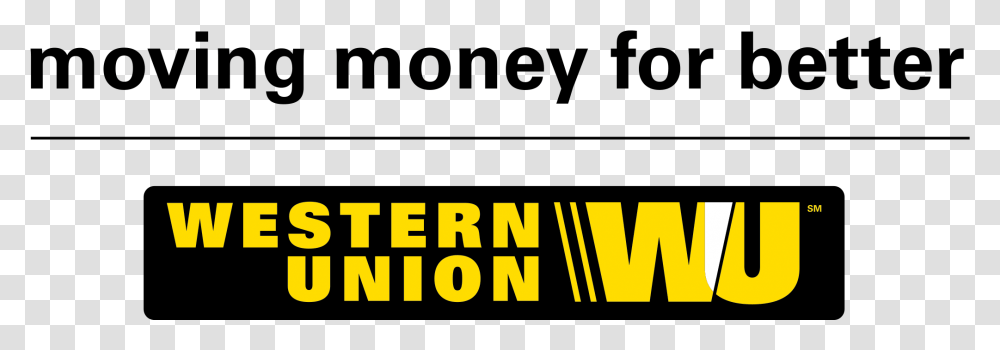 Western Union Logo Western Union, Alphabet, Trademark Transparent Png
