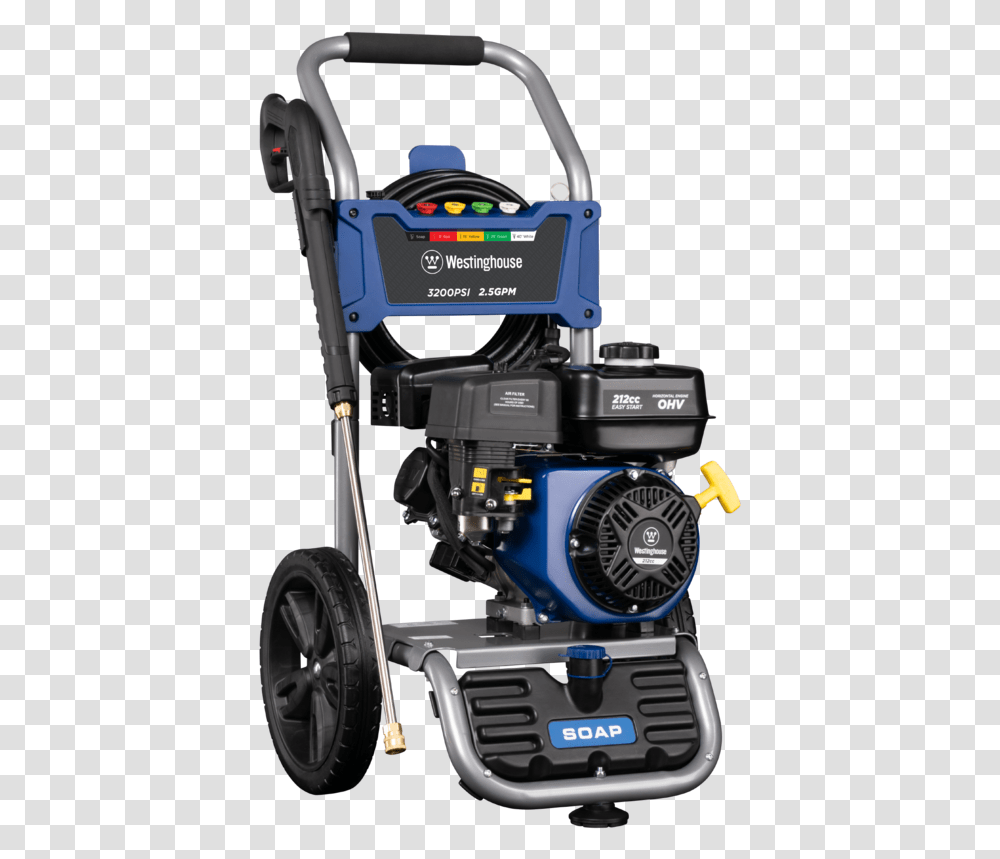 Westinghouse Wpx2700 Gas Powered Pressure Washer, Machine, Wheel, Motorcycle, Vehicle Transparent Png