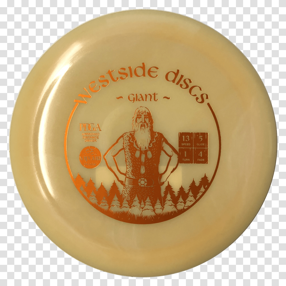 Westside Vip Air Giant Distance Driver Westside Discs Giant, Frisbee, Toy, Pottery, Person Transparent Png