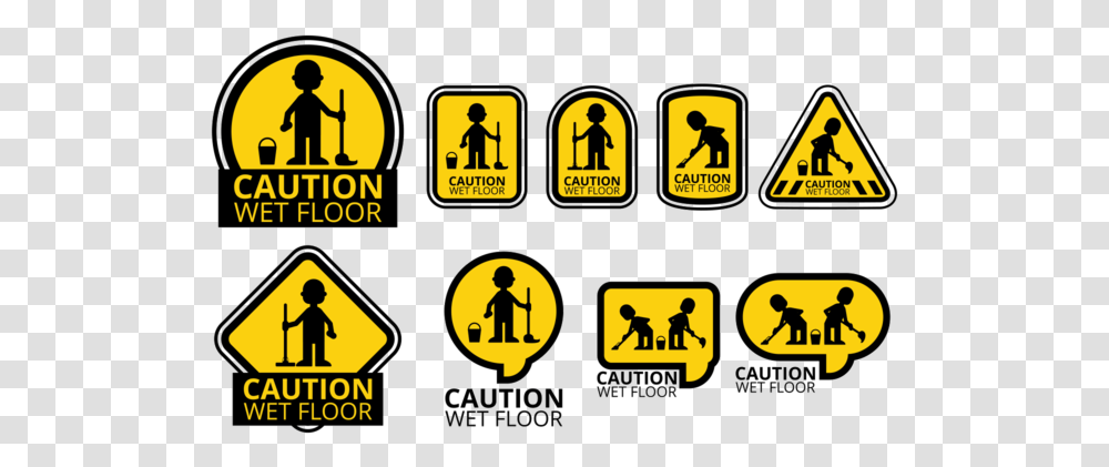 Wet Floor Icons Vector Health Amp Safety Floor Sign Clipart, Person, Human, Road Sign Transparent Png