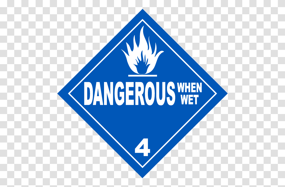 Wet Floor Sign Dangerous When Wet Placard, Road Sign, Label Transparent Png
