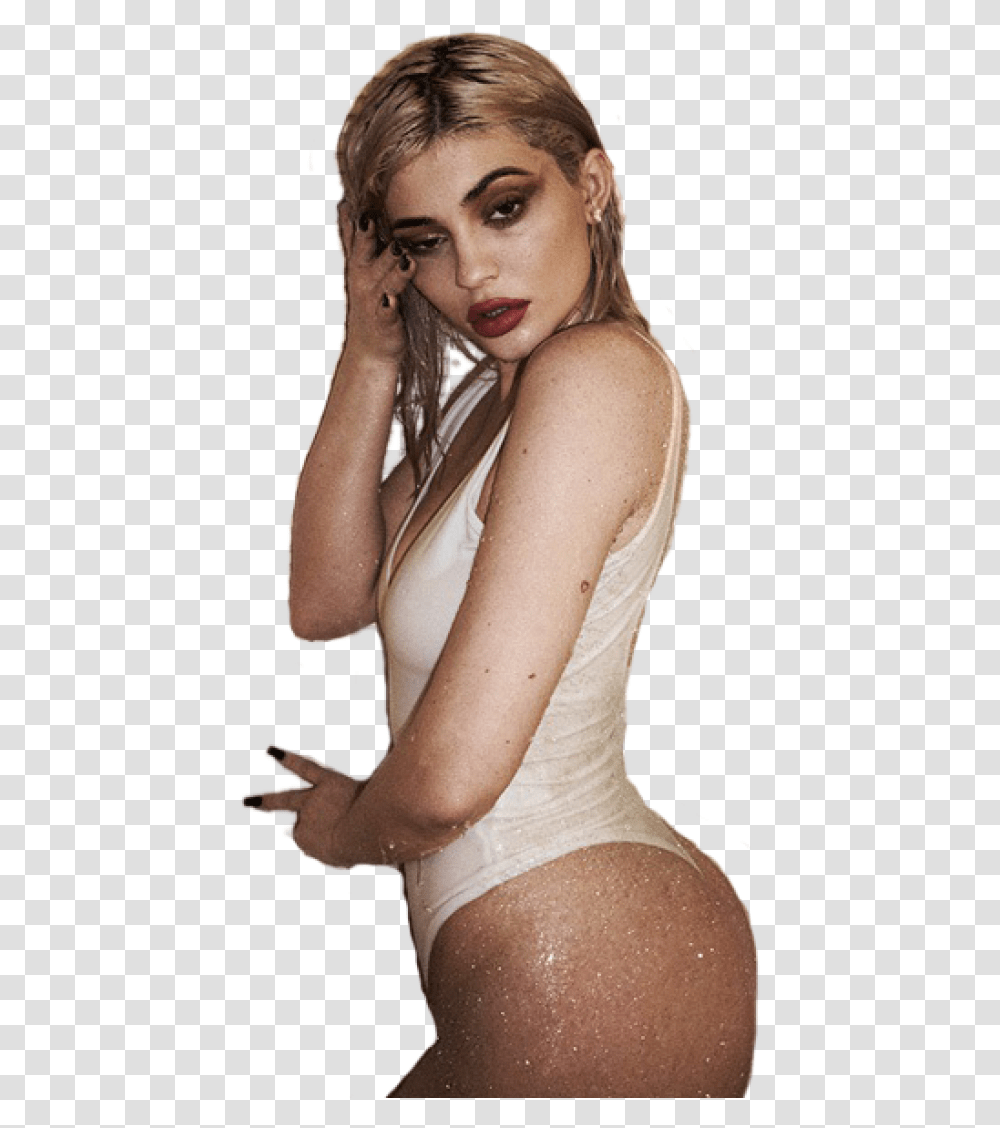 Wet Kylie Jenner Looking Into The Camera Image Kylie Jenner, Person, Evening Dress, Robe Transparent Png