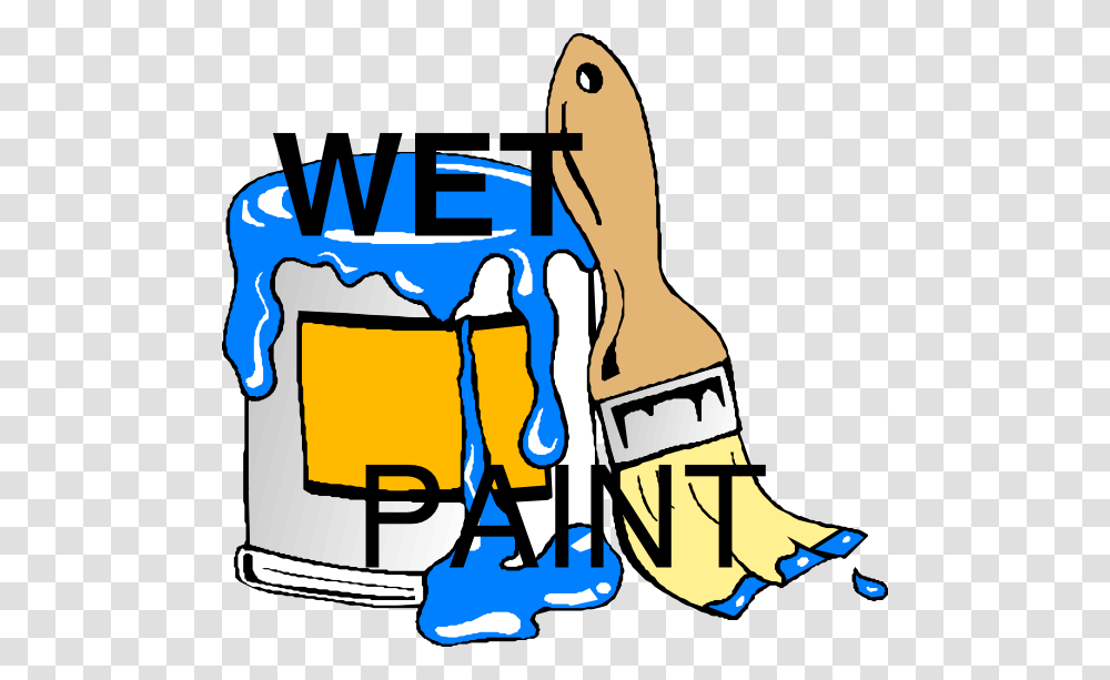 Wet Paint Clip Art, Cleaning, Apparel, Outdoors Transparent Png