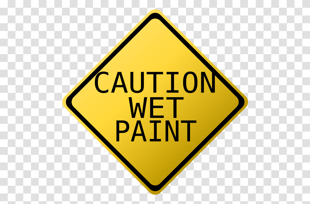 Wet Paint Clip Art, Road Sign, Stopsign Transparent Png