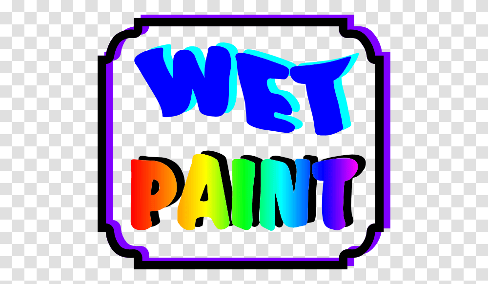 Wet Paint Clipart Collection, Word, Label, Alphabet Transparent Png
