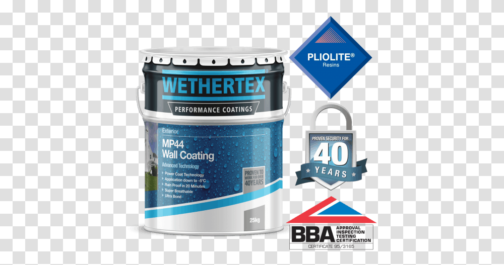Wethertex Mp44 Textured Exterior Wall Coating Signage, Paint Container, Security, Bucket Transparent Png