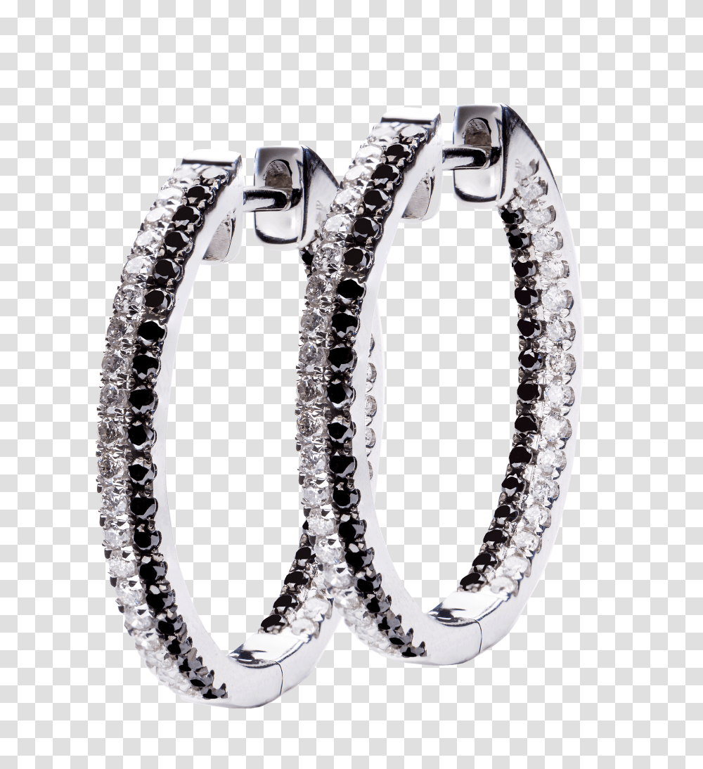 Wg Earrings Set With Crt Black And White Diamonds, Gemstone, Jewelry, Accessories, Accessory Transparent Png