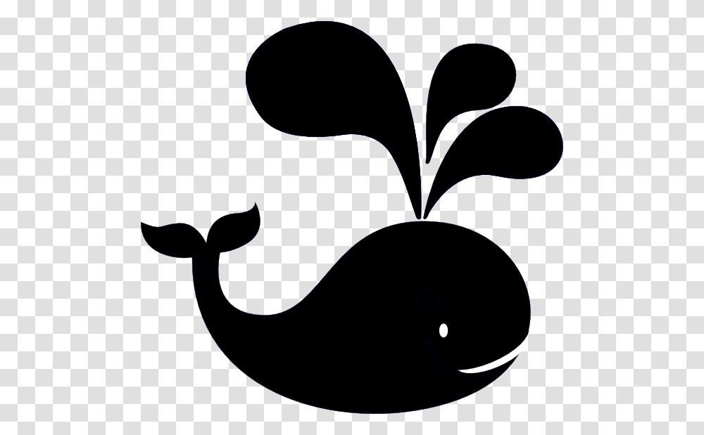 Whale Black And White Black Whale Clipart Black Whale Clip Art, Stencil, Animal, Wildlife Transparent Png