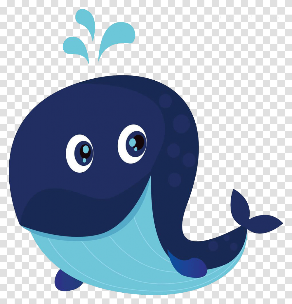 Whale Clipart Black And White Cartoon Whale, Animal, Outdoors, Mammal Transparent Png