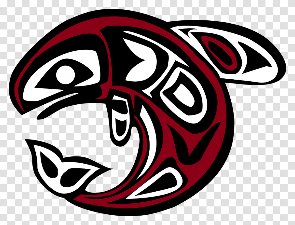 Whale Haida Orca Symbol Fish Totem American Canada First Nations Art, Beverage, Drink, Coke, Coca Transparent Png