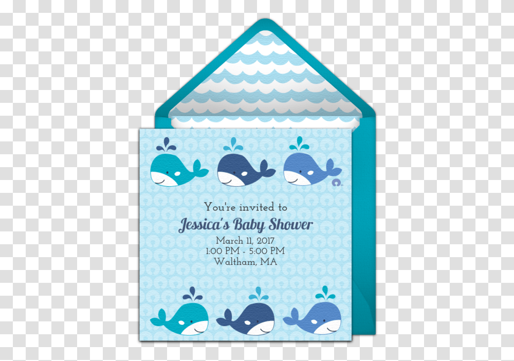 Whale, Paper, Envelope, Mail, Flyer Transparent Png