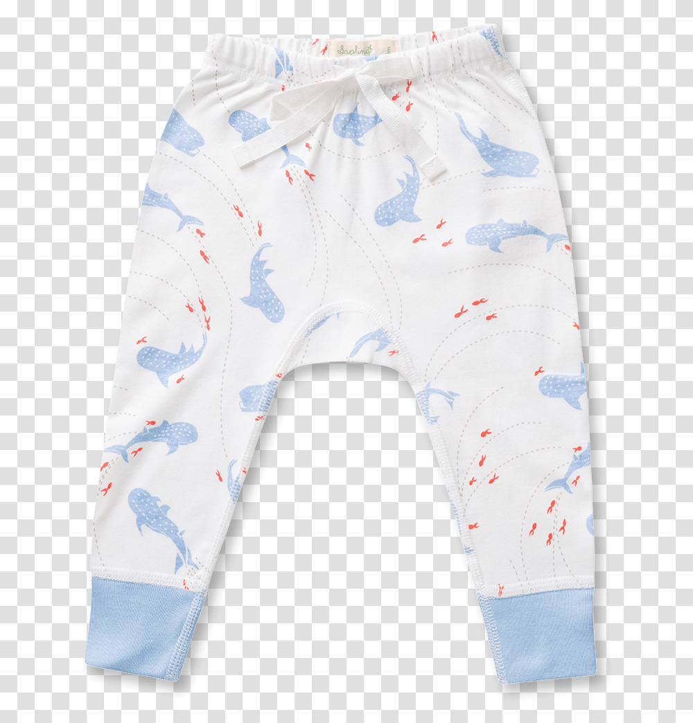 Whale Shark Pants Pajamas, Apparel, Diaper Transparent Png