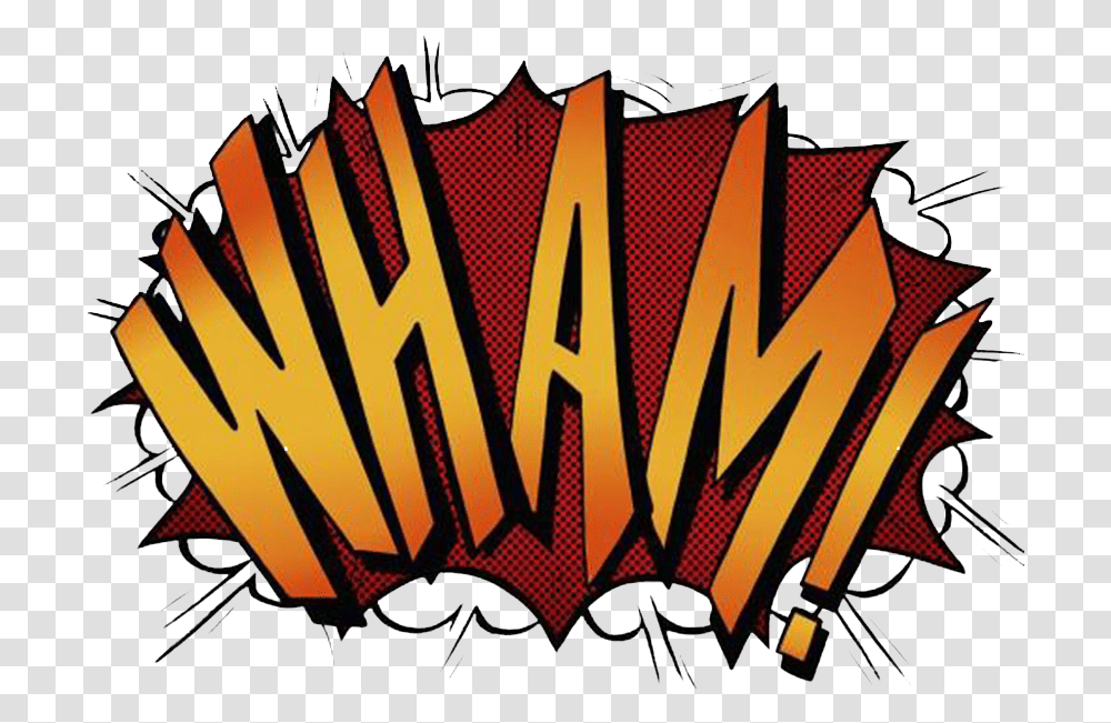 Wham Sticker Comic Book Wham, Word, Alphabet, Label Transparent Png