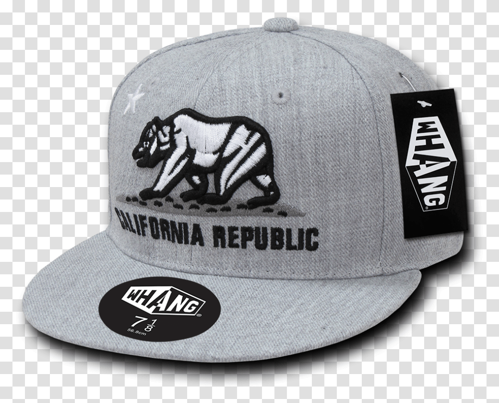 Whang California Bear Retro Fitted Baseball Cap Caps Hat, Apparel, Elephant, Wildlife Transparent Png