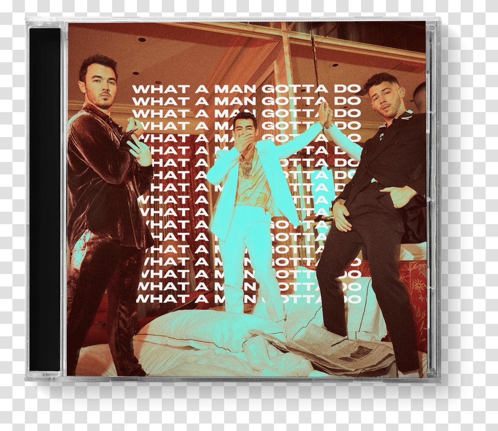 What A Man Gotta Do Man Gotta Do Jonas Brothers Album Cover, Poster, Advertisement, Person Transparent Png