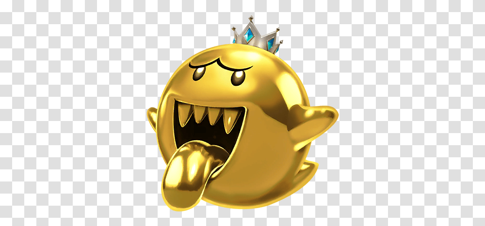 What Did They Do To You King Boo Gold King Boo Mario Kart Tour, Helmet, Clothing, Apparel Transparent Png