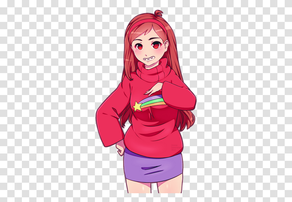 What Do You Think Is The Iq Of Mabel Pines Dipper Gravity Falls Ford Lines, Clothing, Apparel, Comics, Book Transparent Png