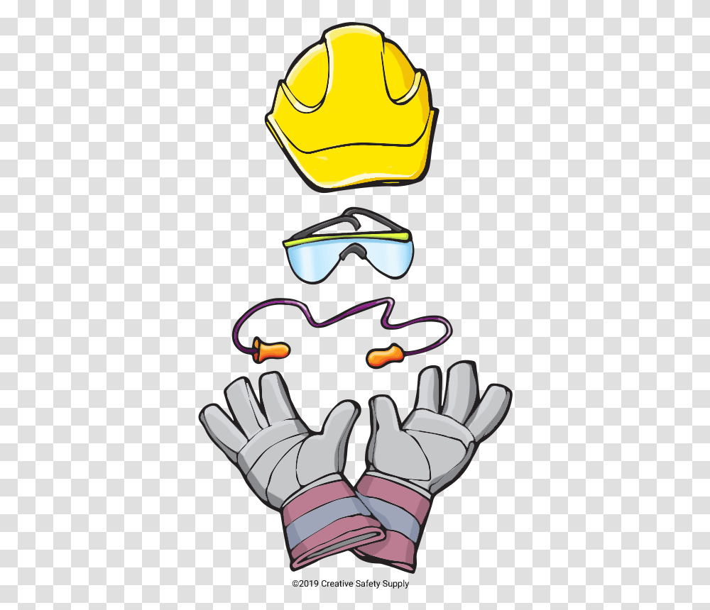 What Does Ppe Stand For Ppe Safety Cartoons, Apparel, Light, Glove Transparent Png
