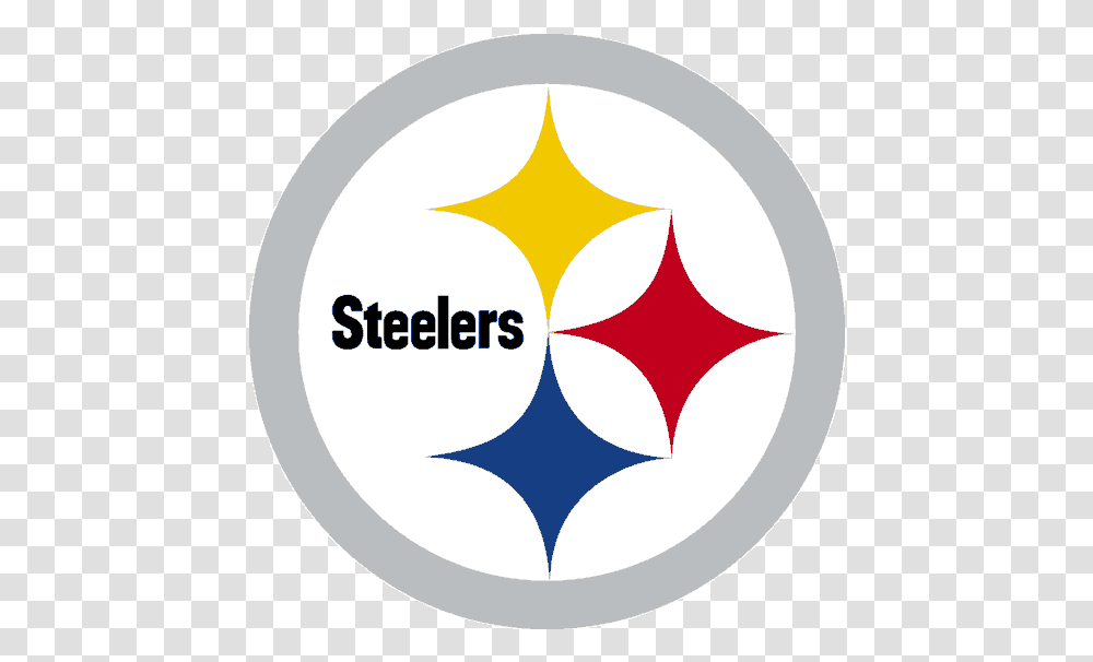 What Font Is In The Steelers Logo Pittsburgh Steelers Black And Yellow Logos, Symbol, Trademark, Badge, Armor Transparent Png